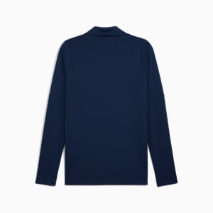 Top para entrenar con cierre de un cuarto para hombre de Portugal, Persian Blue-Sugared Almond, extralarge